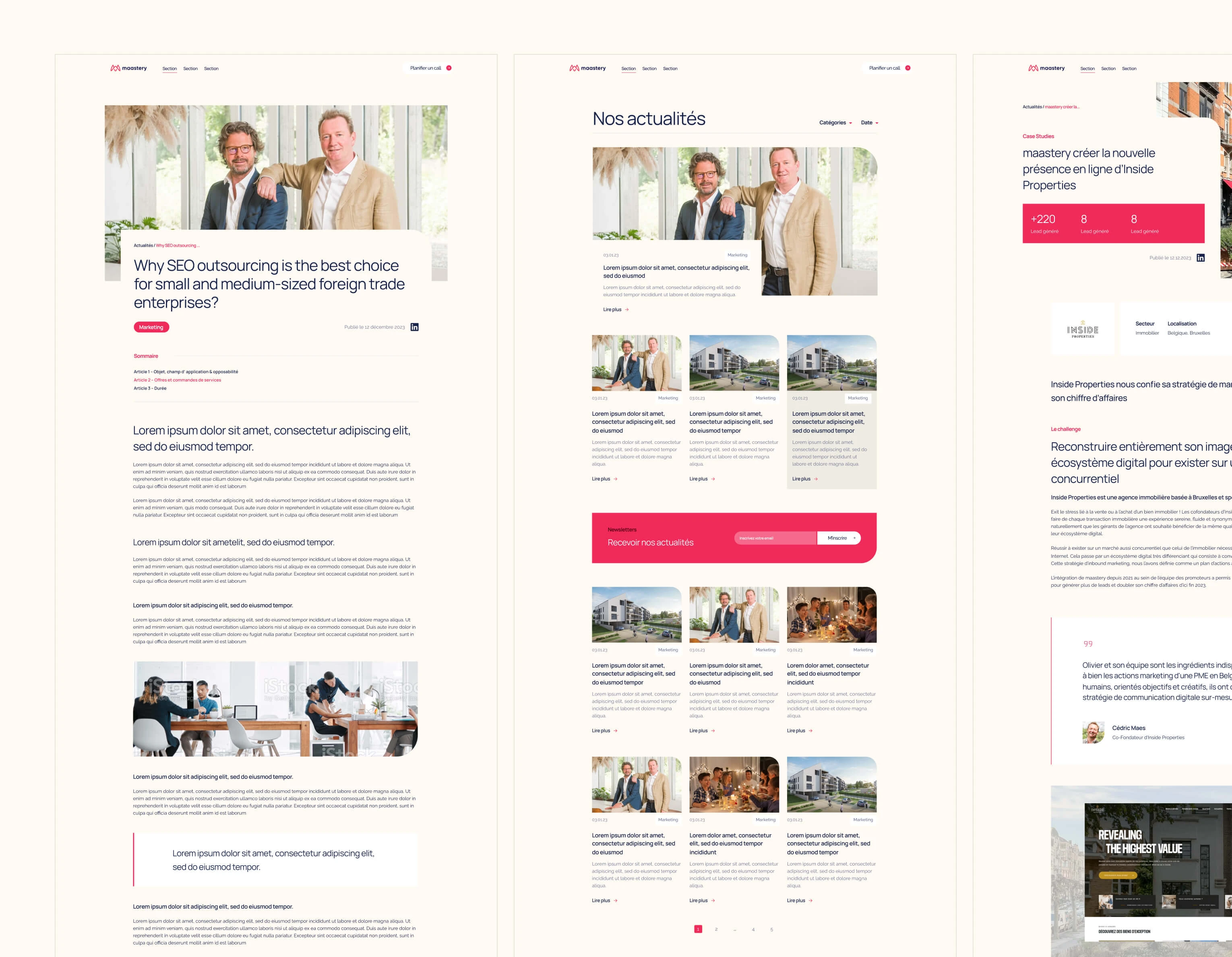Website Layout