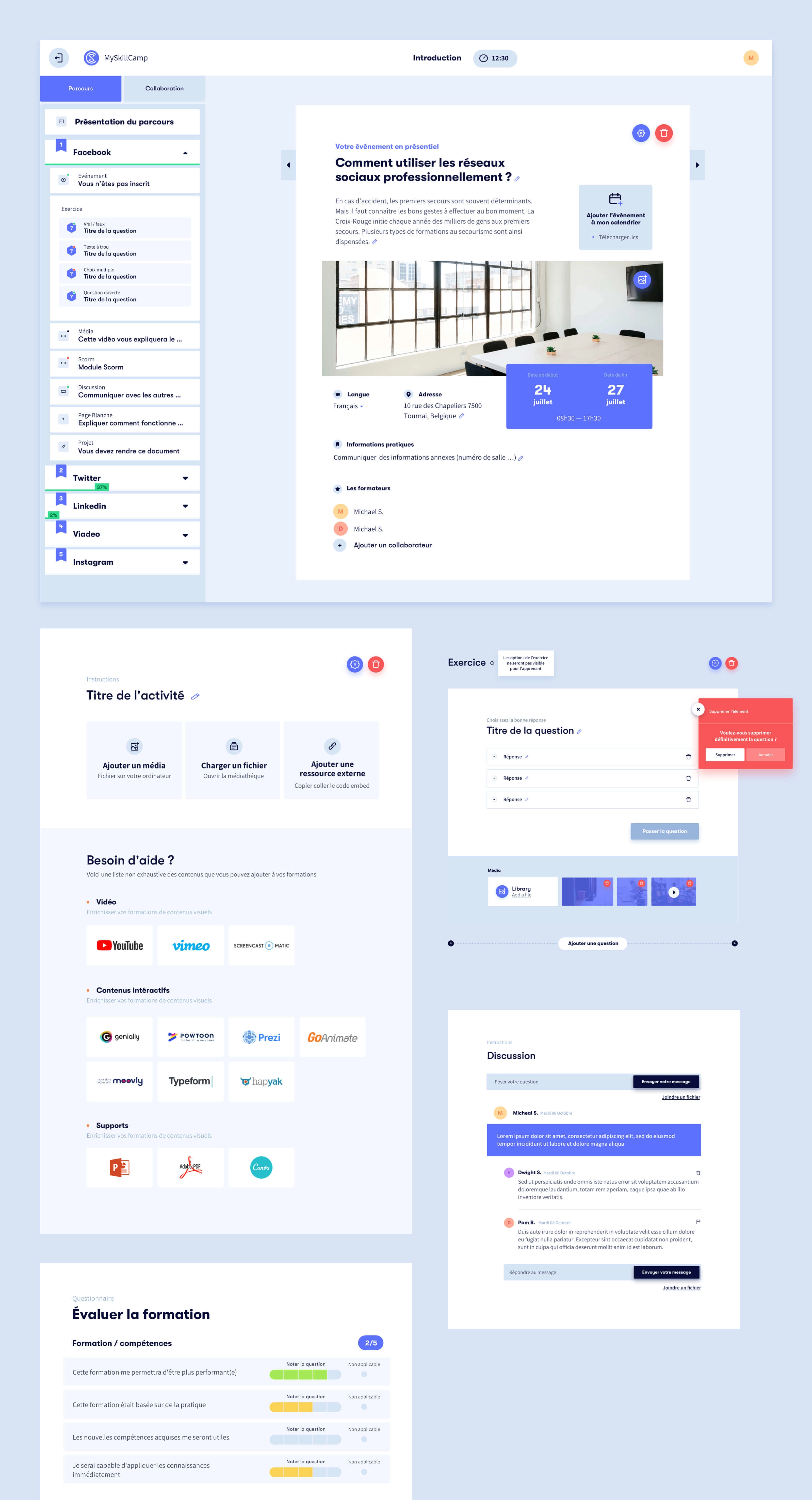 Course builder