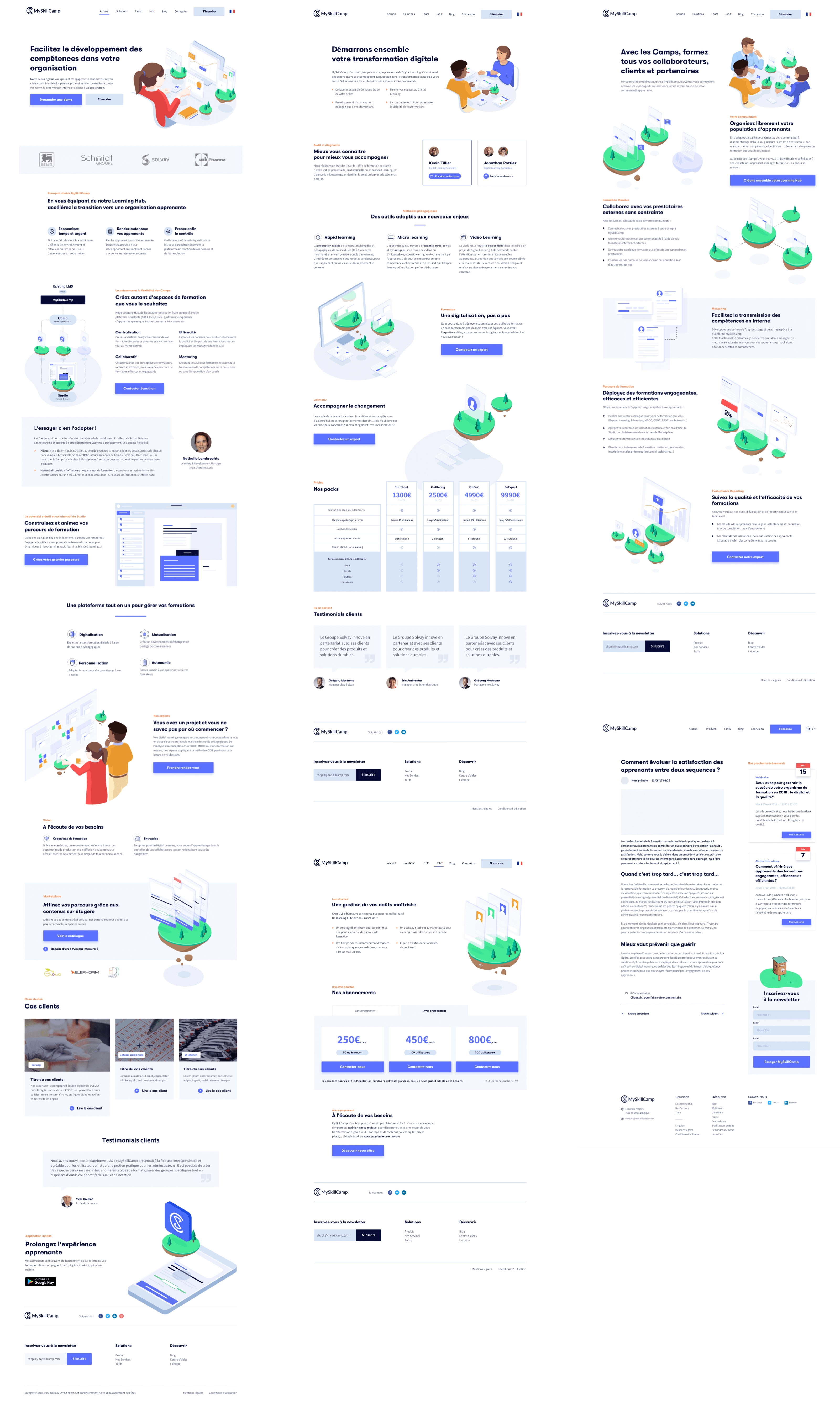 Landing page